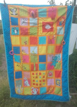 Дитяче ігрове ковдра/килимок дитячий ігровий килимок одіяло 2в1 сша розпродаж5 фото