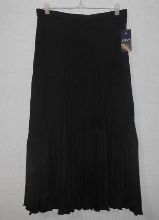 Классная длинная юбка гофре плиссе chaps размер l1 фото