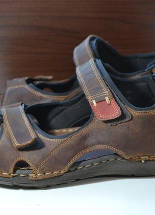Gallus 44-45р сандалии кожаные, босоножки. оригинал1 фото