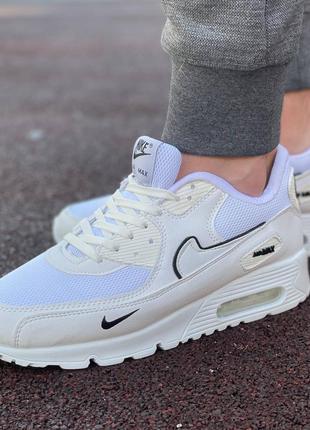 Чоловічі літні білі кросівки nike air max🆕 чоловічі кросівки найк аір макс6 фото