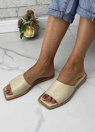 🤍босоніжки - шльопанці 🕊 кожа, замша, натуральная взуття шкіряне