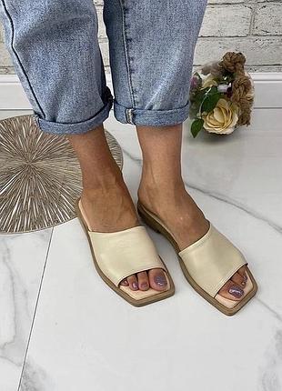 🤍босоніжки - шльопанці 🕊 кожа, замша, натуральная взуття шкіряне