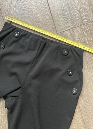 Petites 10 чёрные стретч юбка шорты укорочённые брюки кюлоты8 фото