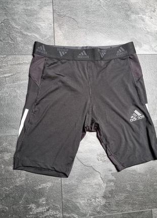 Термобілизна шорти adidas techfit 3-stripes short tight gl0458 оригінал3 фото