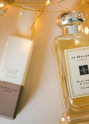 Jo malone blue agava & cacao💥оригінал 1,5 мл розпив аромату блакитна агава та какао