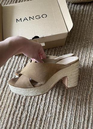 Сабо мюлі босоніжки mango zara босоніжки мюли