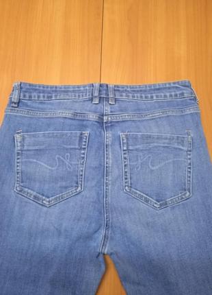 Фирменные стрейчевые джинсы в идеале 46 р,укороченные5 фото