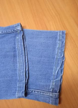 Фирменные стрейчевые джинсы в идеале 46 р,укороченные7 фото
