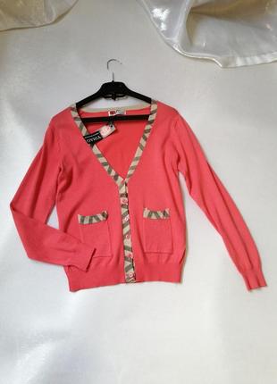 Кофта светр кардиган з найніжнішого трикотажу розмір хс-м в стилі аніме з накладними кишенями і окан2 фото