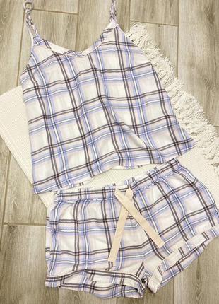 Річна піжама з шортиками домашній костюм1 фото