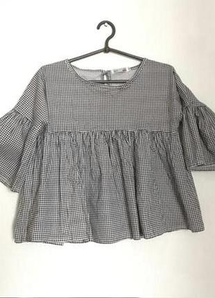 Пышная блуза хлопок