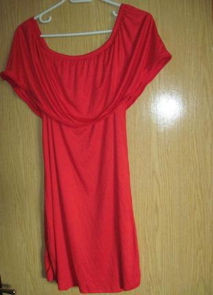 .новое красное суперстрейч. платье "primark" р. 506 фото