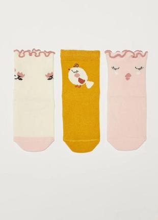 1-2/2-3 года новые фирменные носки носочки для девочки набор 3 пары lc waikiki вайкики1 фото