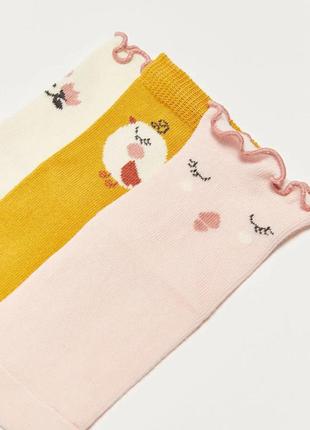 1-2/2-3 года новые фирменные носки носочки для девочки набор 3 пары lc waikiki вайкики3 фото
