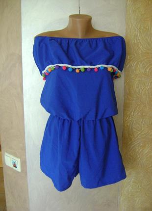 Ликвидационный распродаж 🤑 яркие комбезы комбинезоны ромпера с оборкой made in italy