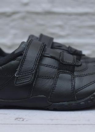 Черные кожаные детские кроссовки lonsdale london. 31,5 размер. оригинал1 фото