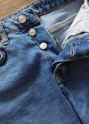 Базовые голубые джинсы прямого кроя от topshop5 фото