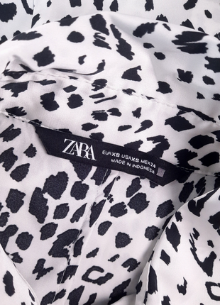 Сорочка леопардовая рубашка с анималистичным принтом  zara8 фото