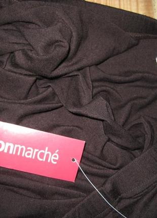 .новая коричневая суперстрейч. юбка "bonmarche" р.50 пояс- резинка6 фото