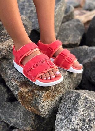 Сандалі жіночі рожеві адідас adidas sandals pink, женские сандали адидас