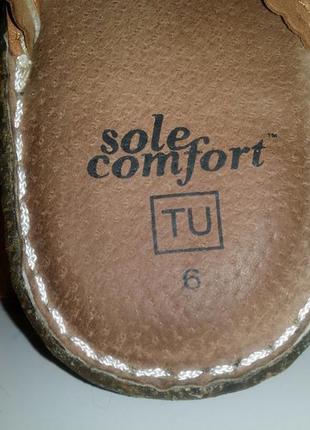 Коричневые кожаные босоножки шлепанцы шлепки вьетнамки tu sole comfort4 фото