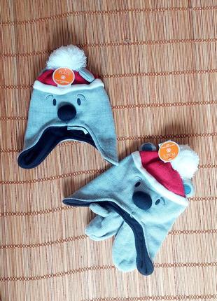 Шапка, комплект, рукавички children's place