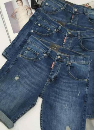 Стильные джинсовые мужские шорты dsquared2 фото