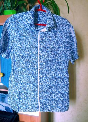 Блузка сорочка котон бренду galliano.італія1 фото
