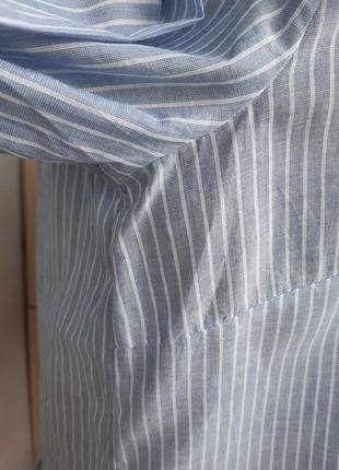Коттоновая блуза большого размера.4 фото