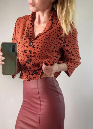 Шкіряна спідниця 4