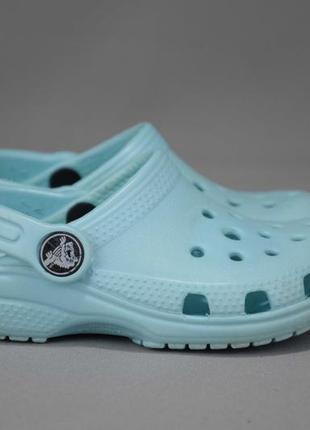 Крокси сабо crocs classic unisex дитячі. оригінал. с 7; 24 р./14-15 см.2 фото