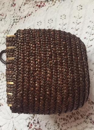 Плетена літня сумочка зі 100% натуральної пальми2 фото