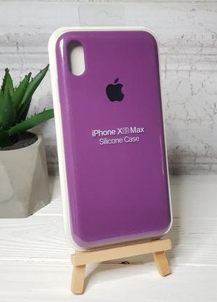 Чехол на iphone xs max silicone case чохол для айфон