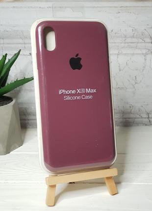 Чохол на iphone xs max silicone case чохол для айфон