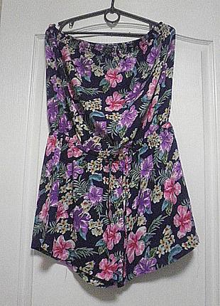 Шикарний яскравий натуральний ромпер new look