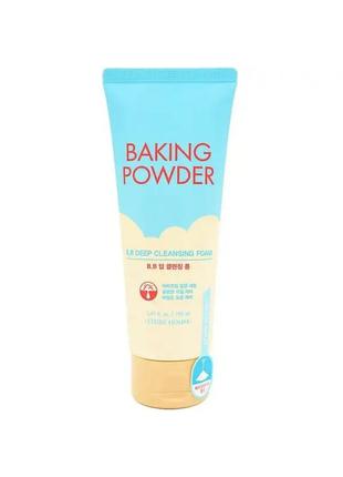 Пенка для глубокой очистки etude house baking powder b.b deep cleansing foam, 120 мл