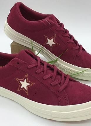 Супер стильні унікальні кеди Converse Chuck Taylor All-Star Hi Pride Silver 2019 163192c 37(4,5)(р) red замша