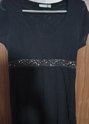 Блузка жіноча чорна стрейч