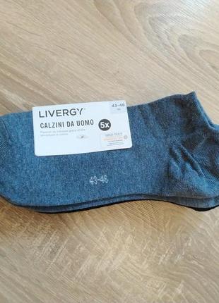 Спортивные/спортивні короткие носки/шкарпетки livergy германия  р. 39-421 фото