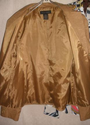 Нарядный с вышивкой жакет пиджак silkland шелк вискоза5 фото