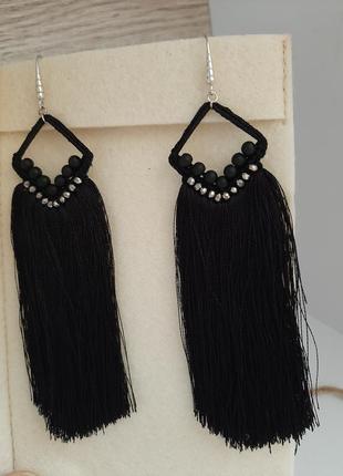 Сережки з ниток helen^sa^