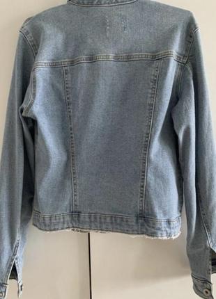 Стильна джинсова куртка джинсовка2 фото