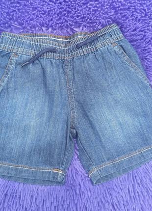 Шортики легкий джинс для малюків, зріст 74-80,6-12 міс.