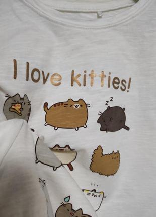 Кофта лонгслив коты 3