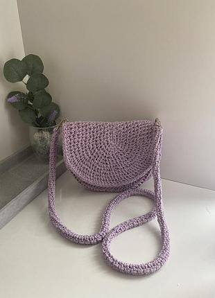 Вязаная сумка пряжа handmade
