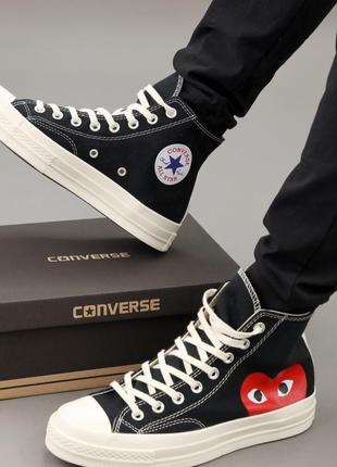 Кеды c0nverse х comme des garçons2 фото