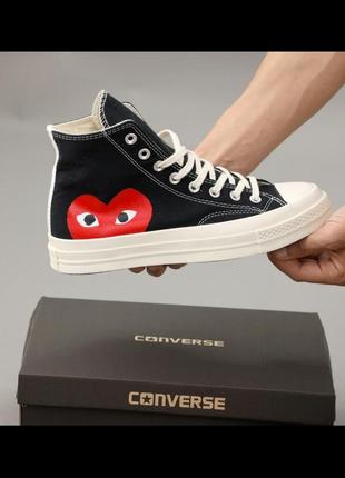 Кеды c0nverse х comme des garçons1 фото