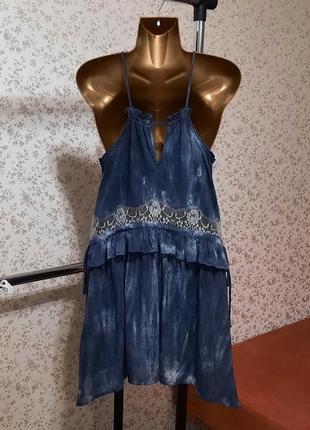 Сукня сарафан topshop індія р. eur 34 бавовна бохо4 фото