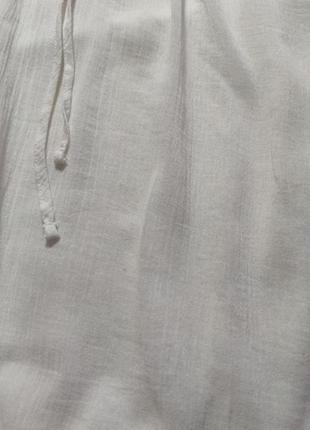 Жіноча однотонна легка блуза esmara, розмір xs(32/34), білий6 фото