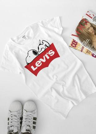 Футболки levis snoopy все размеры разные цвета